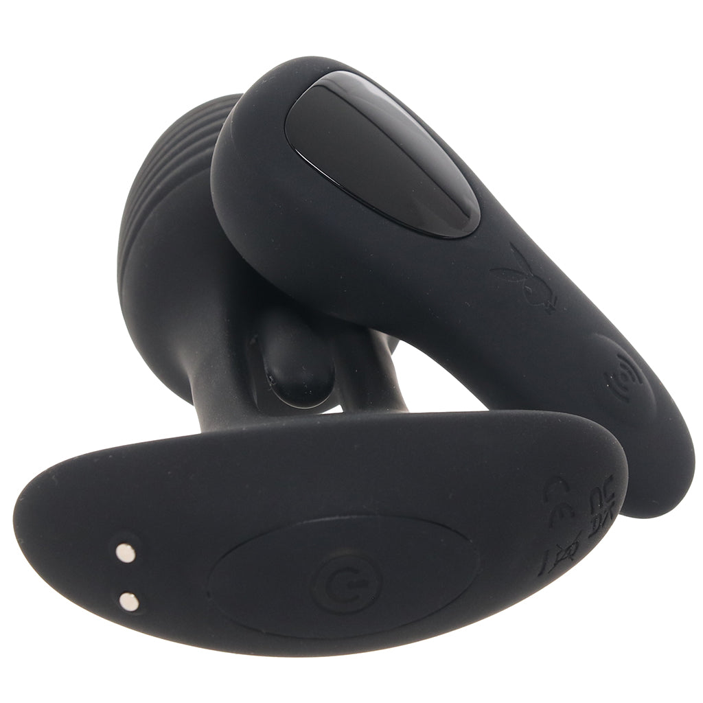 Playboy Rim Shot Flicking Vibrating Butt Plug Anal Sex Toys > Butt Plugs