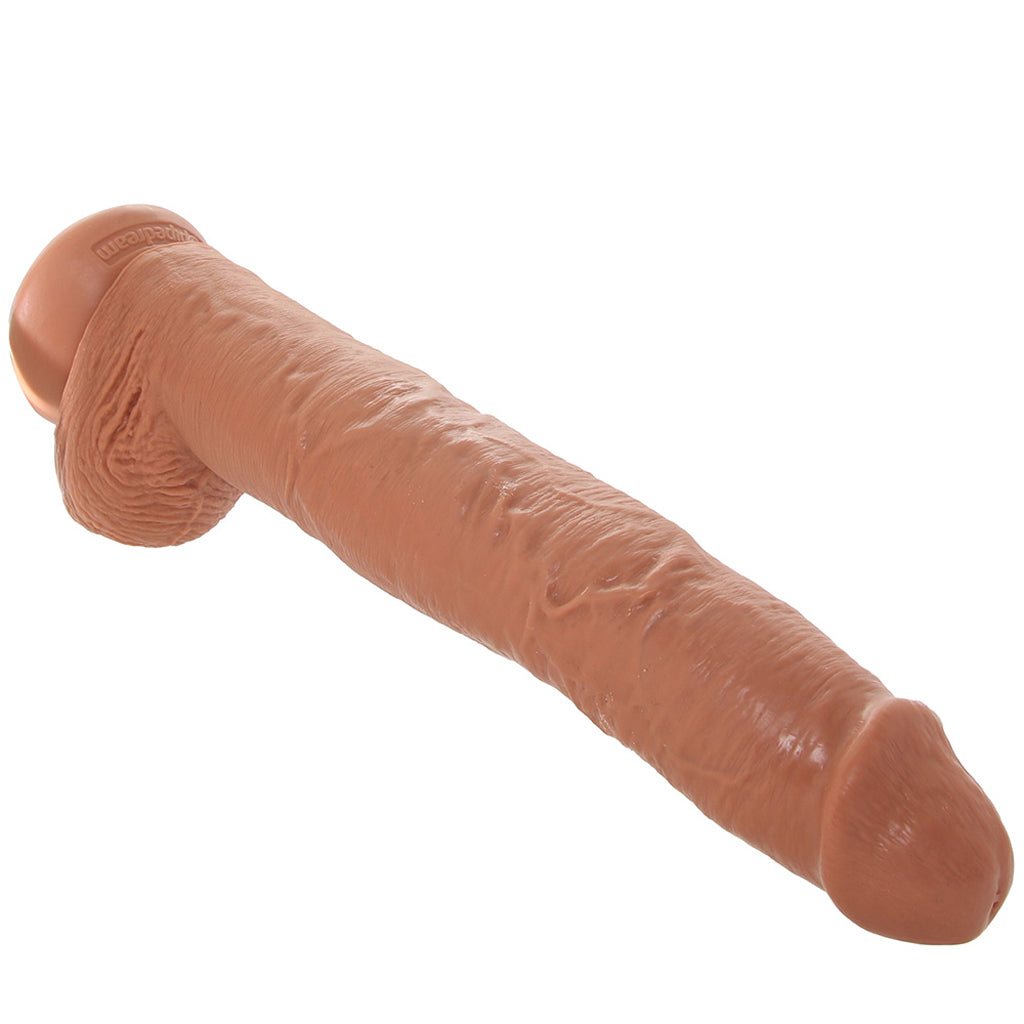 King Cock 14 Inch Cock with Balls in Tan Dildo Sex Toys > Large Dildos