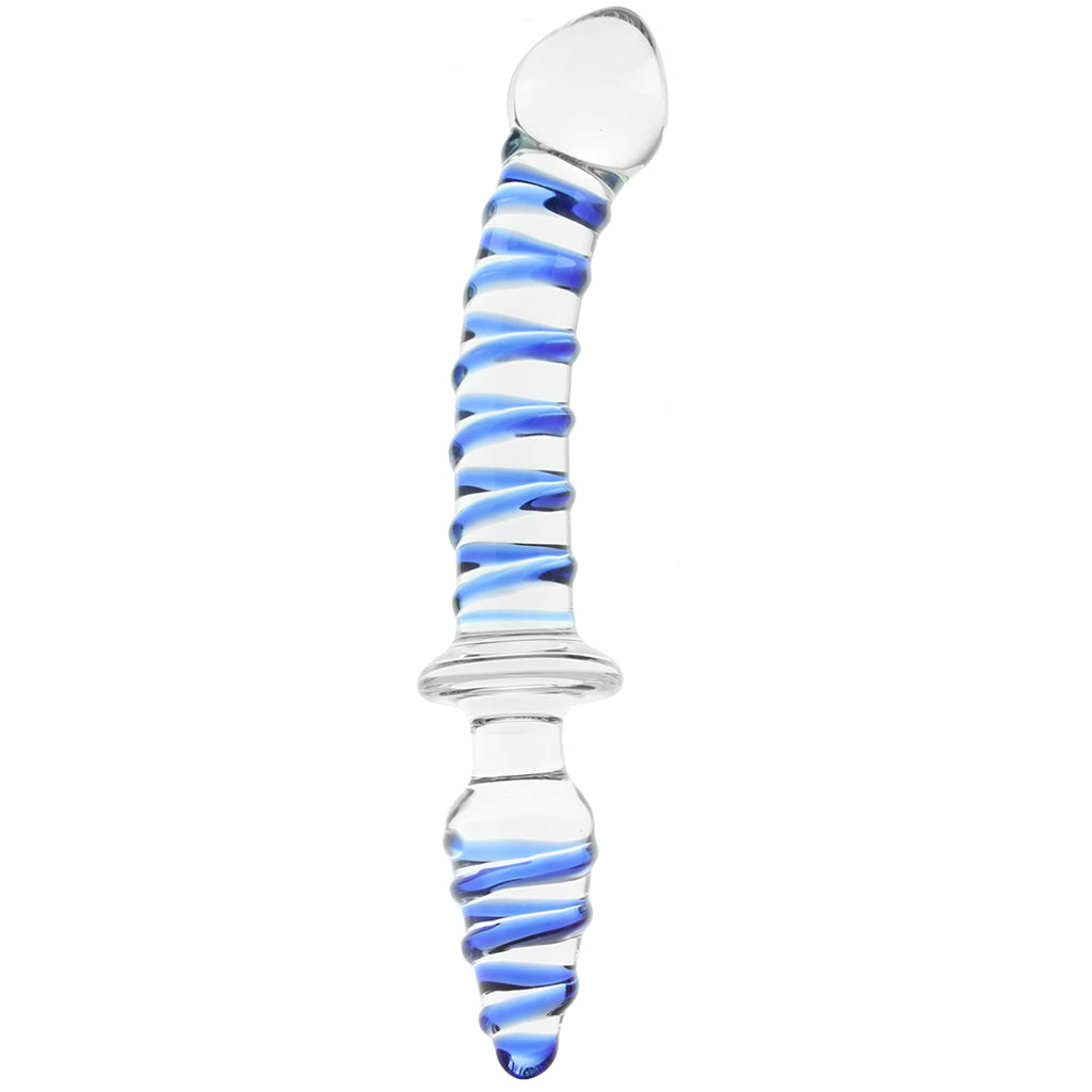 gläs 10 Inch Mr. Swirly Double Dildo & Butt Plug Dildo Sex Toys > G-Spot Dildos