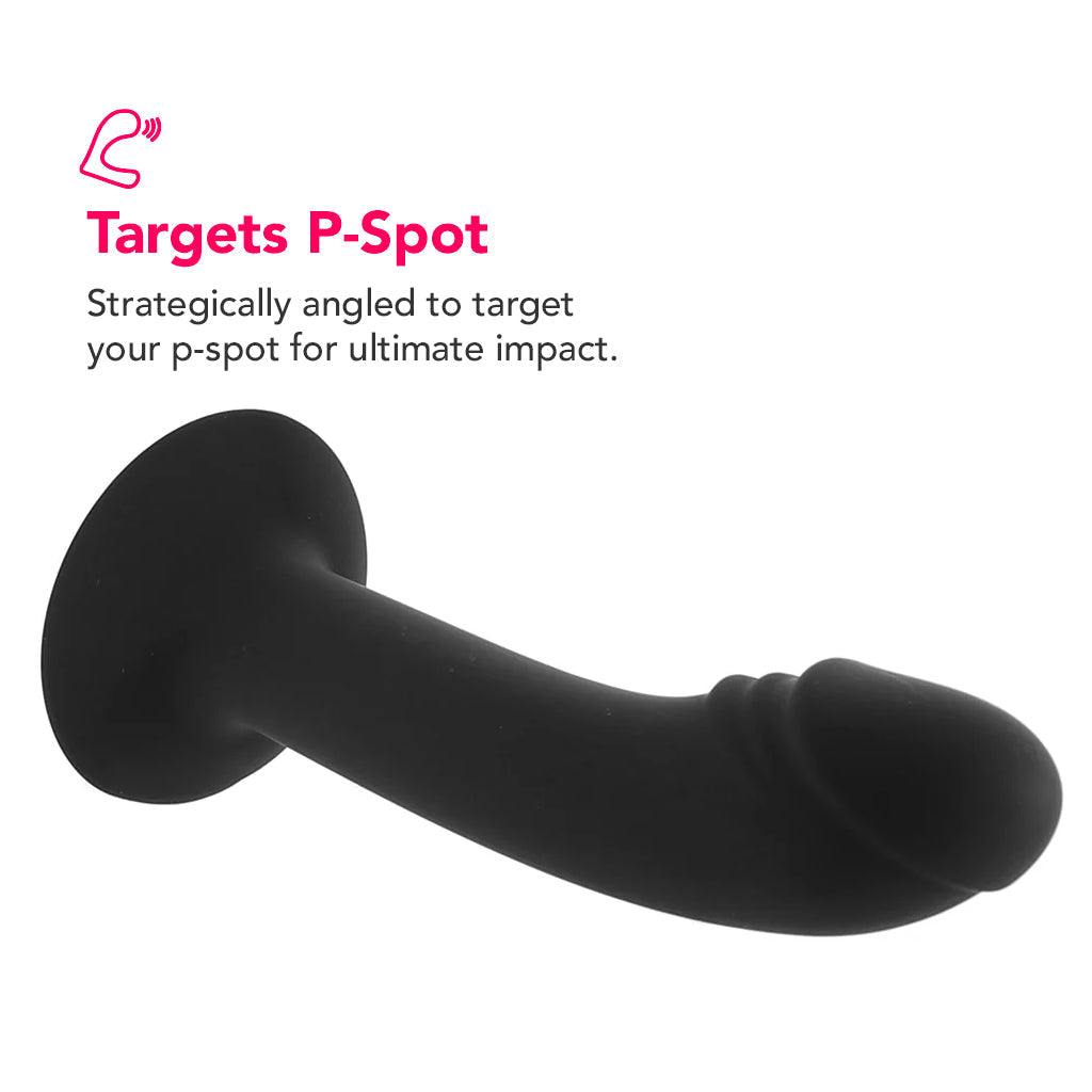 Silicone Curved Anal Stud Probe Dildo Sex Toys > Anal Dildos