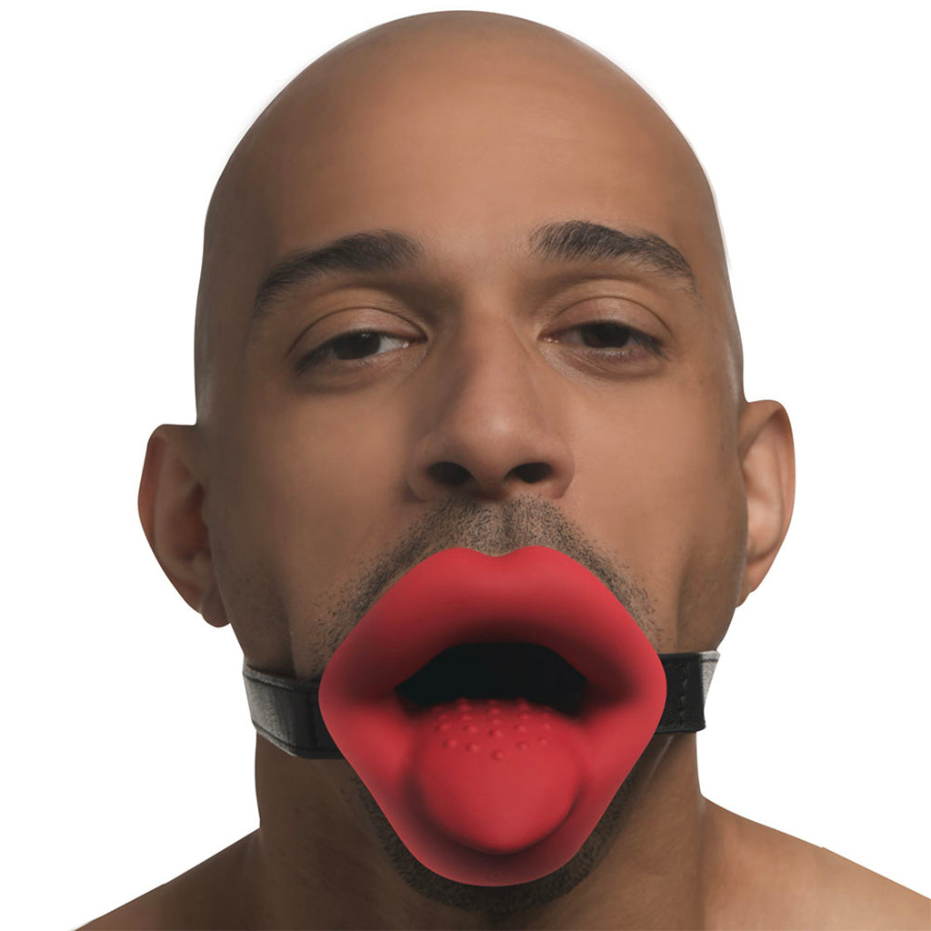 Master Series Vibrating Sissy Mouth Gag Bondage and Fetish > Ball Gags & Mouth Restraints