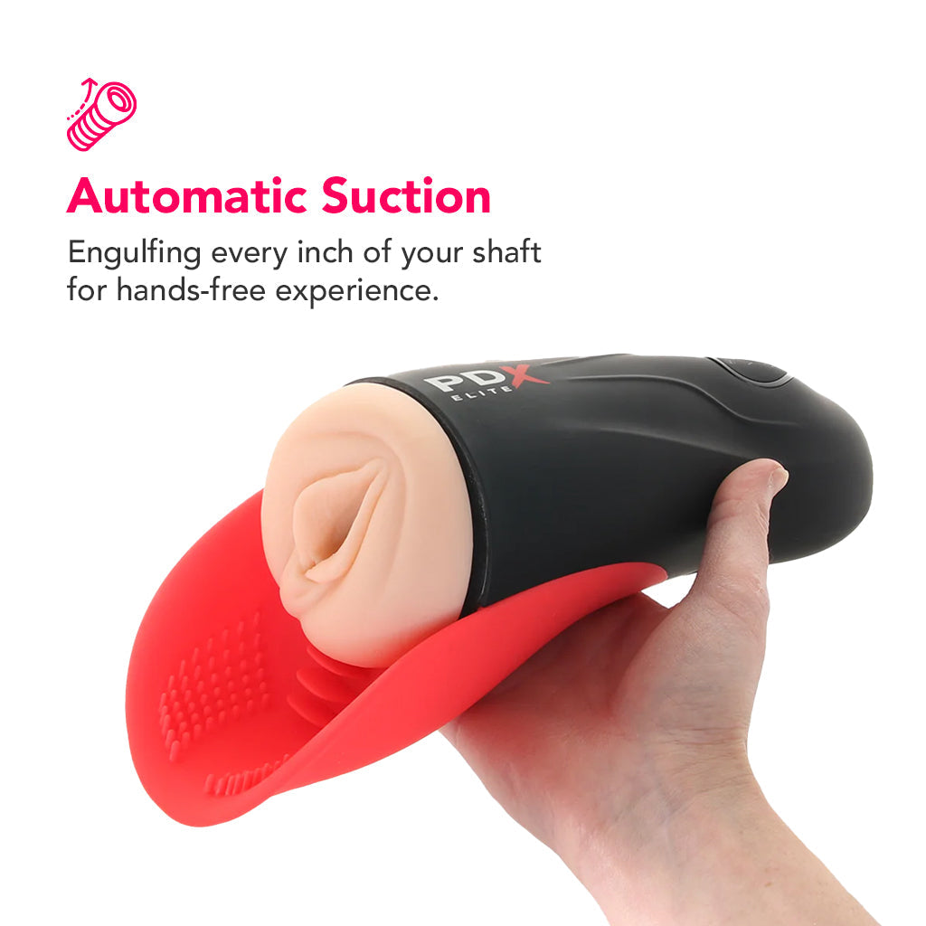 PDX Elite F**k-O-Matic Auto Suction Stroker Male Masturbators > Auto Strokers