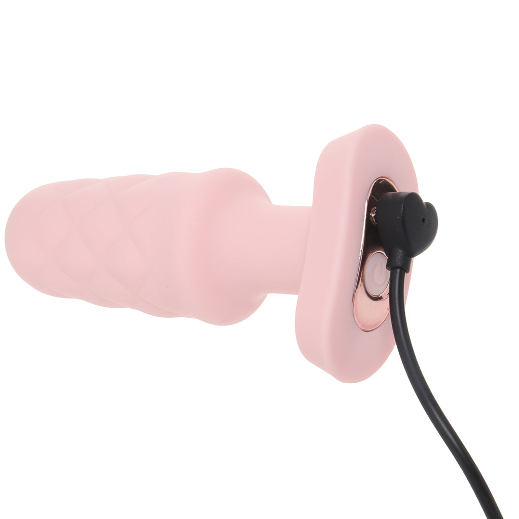 Loveline Velvet Vibrating Remote Plug Anal Sex Toys > Butt Plugs