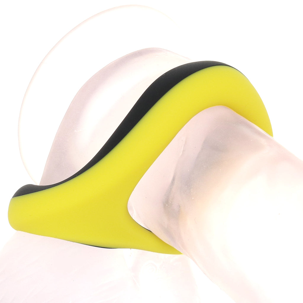 Rock Solid The Code C-Ring and Bandana Set in Yellow Cock Rings