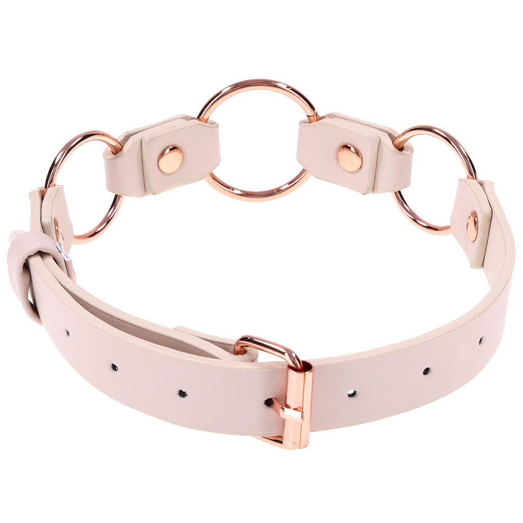 S&M Peaches 'n CreaMe Ring Day Collar Bondage and Fetish > Leashes and Collars