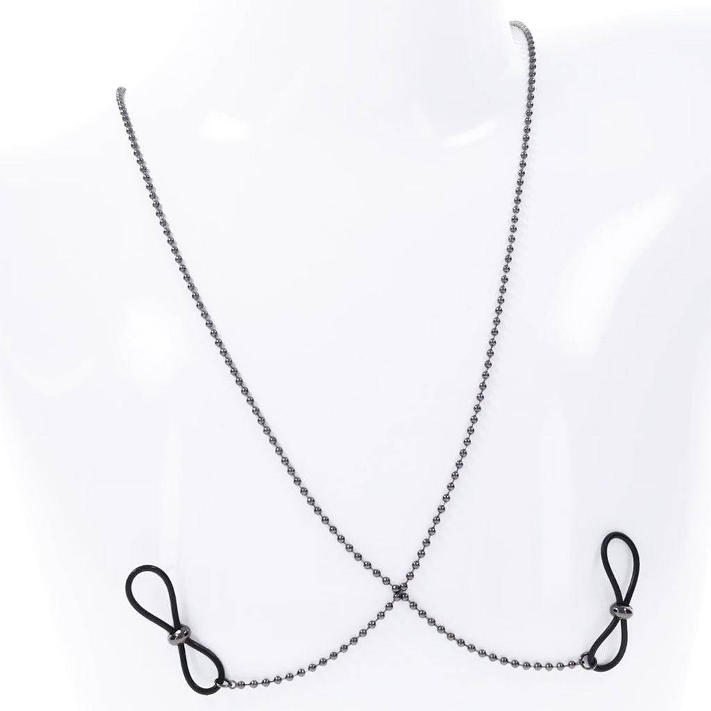 Ex's & Oh's Body Jewelry with Nipple Ties Bondage and Fetish > Tools & Accessories