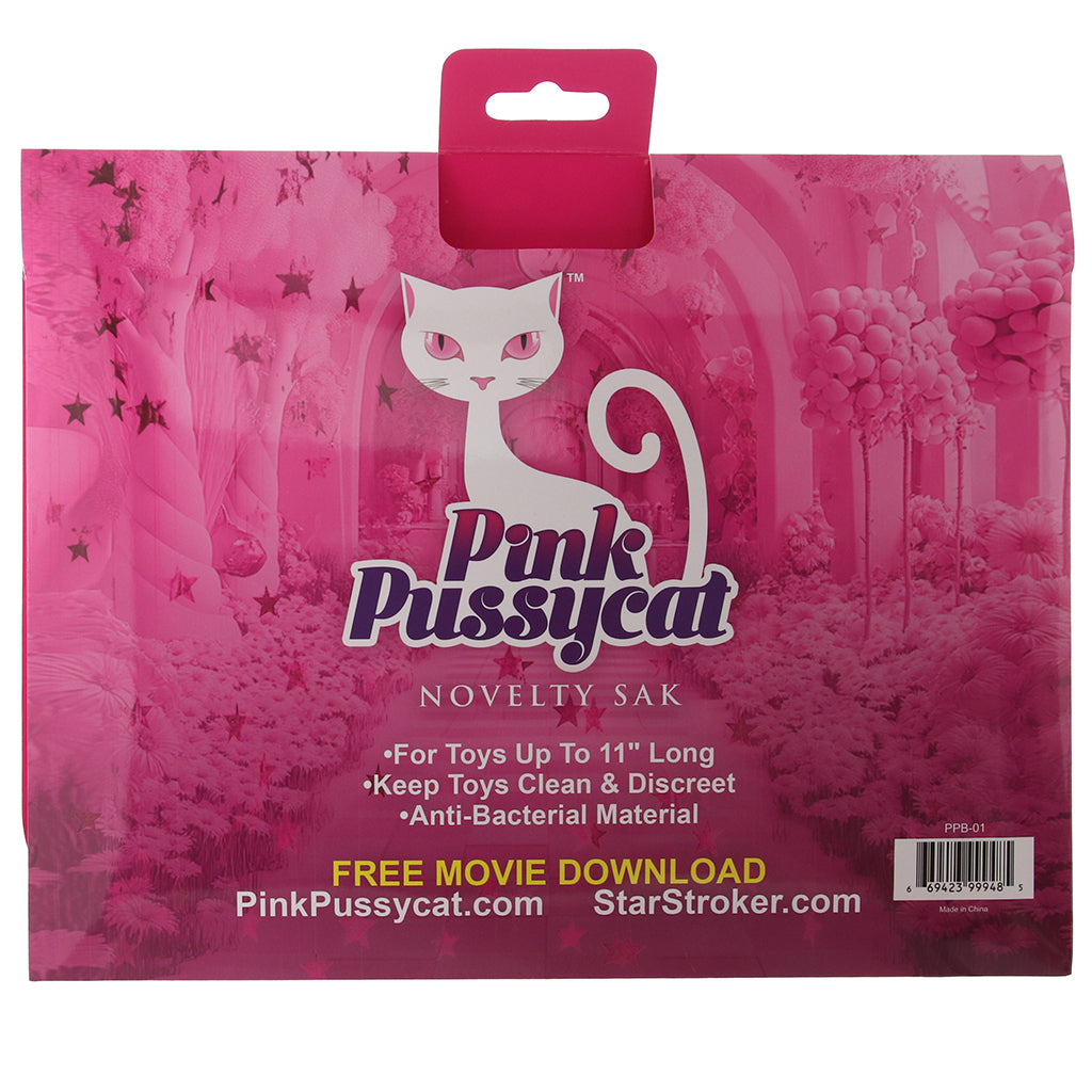 Pink Pussycat Anti-Bacterial Toy Bag Toy Storage