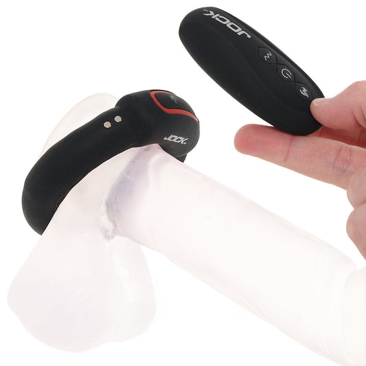 Jock Rumbler Vibrating & Warming Cock Ring in Large