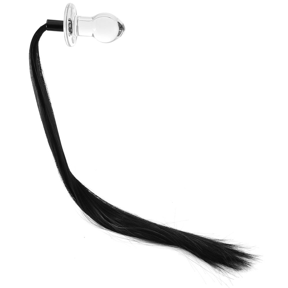 gläs Horse Tail Butt Plug Anal Sex Toys > Butt Plugs