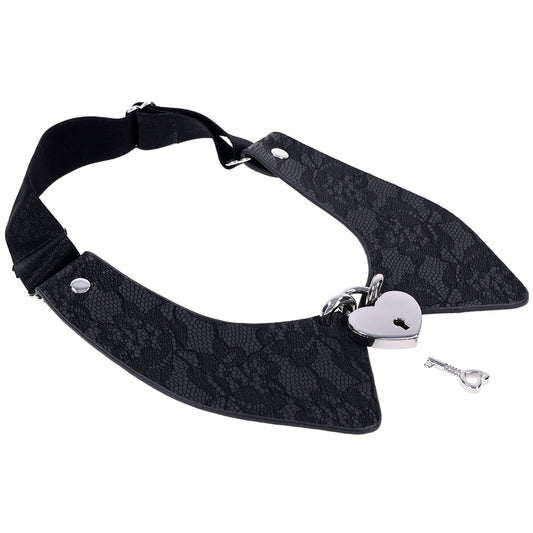 S&M Heartbound Lace Day Collar Bondage and Fetish > Leashes and Collars