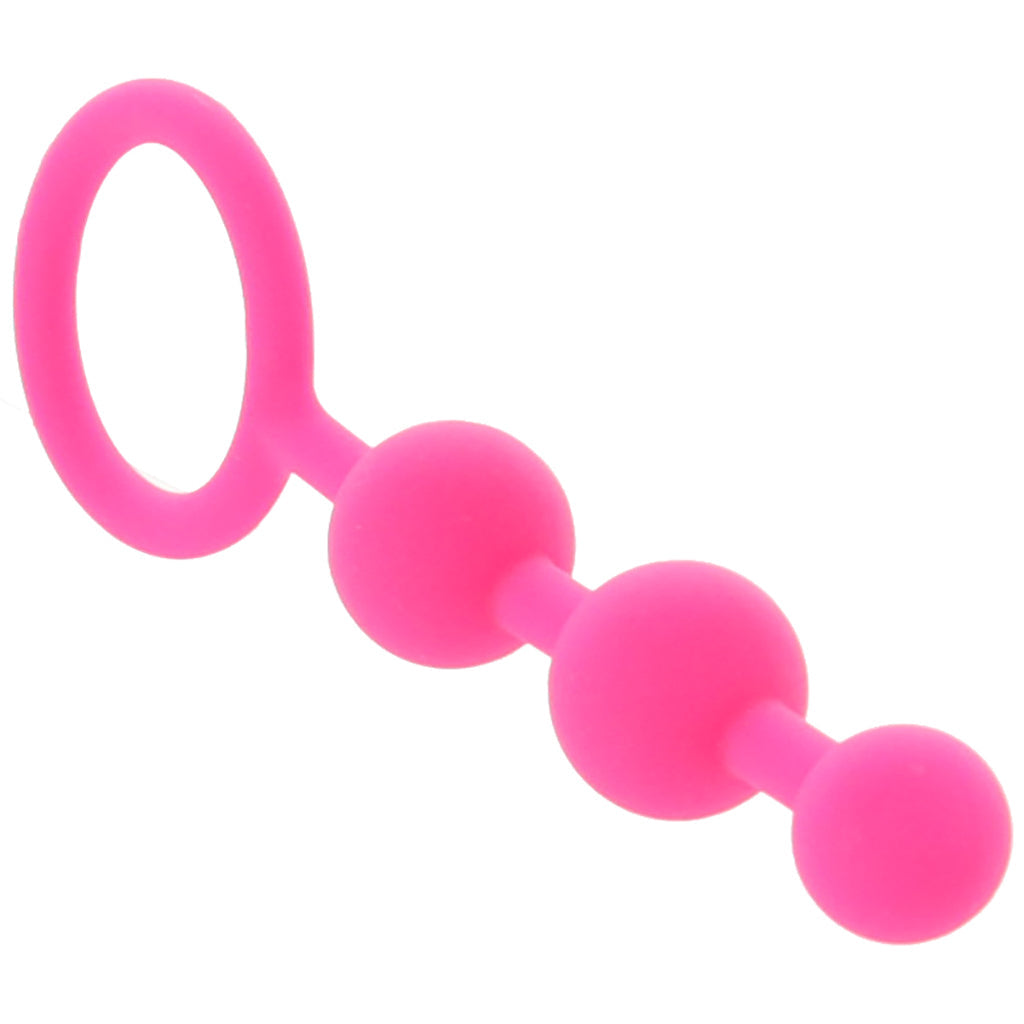 All About Anal Silicone Triple Beads Anal Sex Toys > Anal Beads