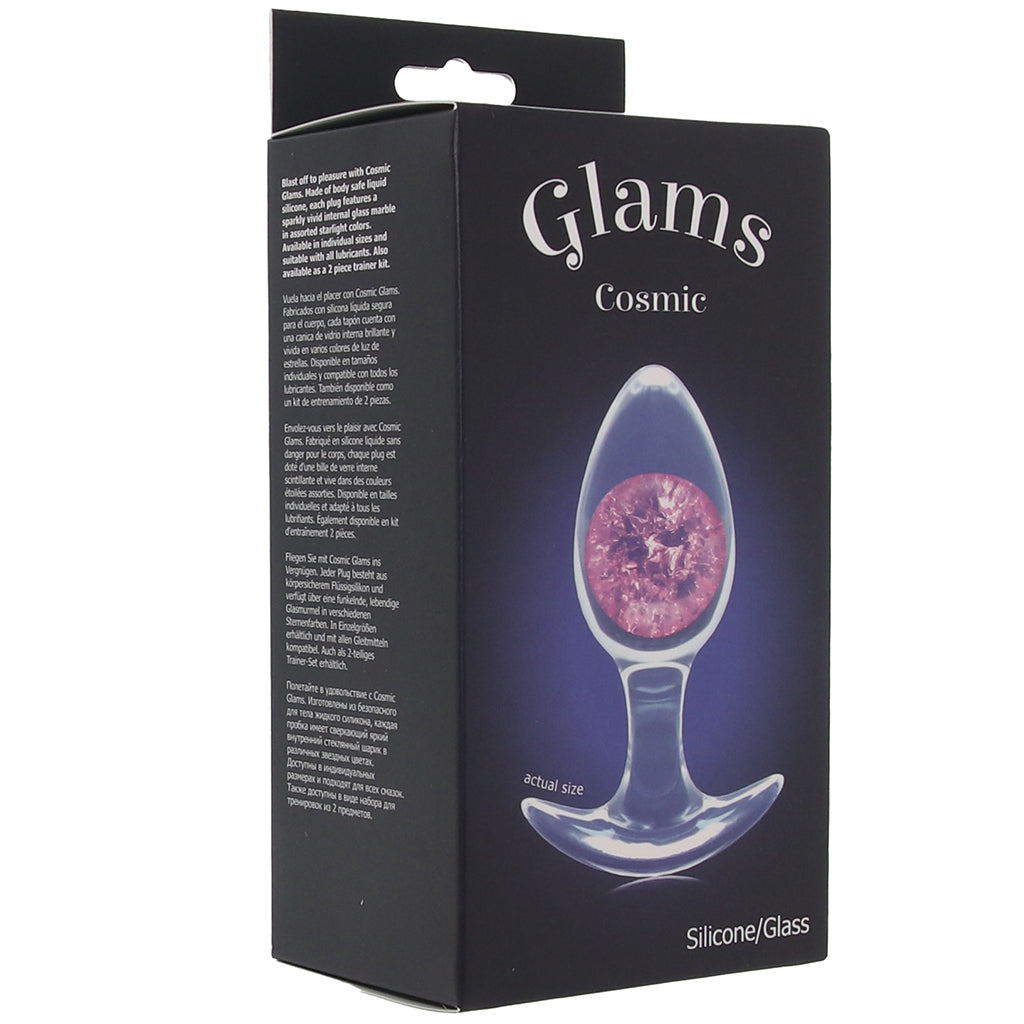Glams Cosmic Pink Butt Plug in Medium Anal Sex Toys > Butt Plugs