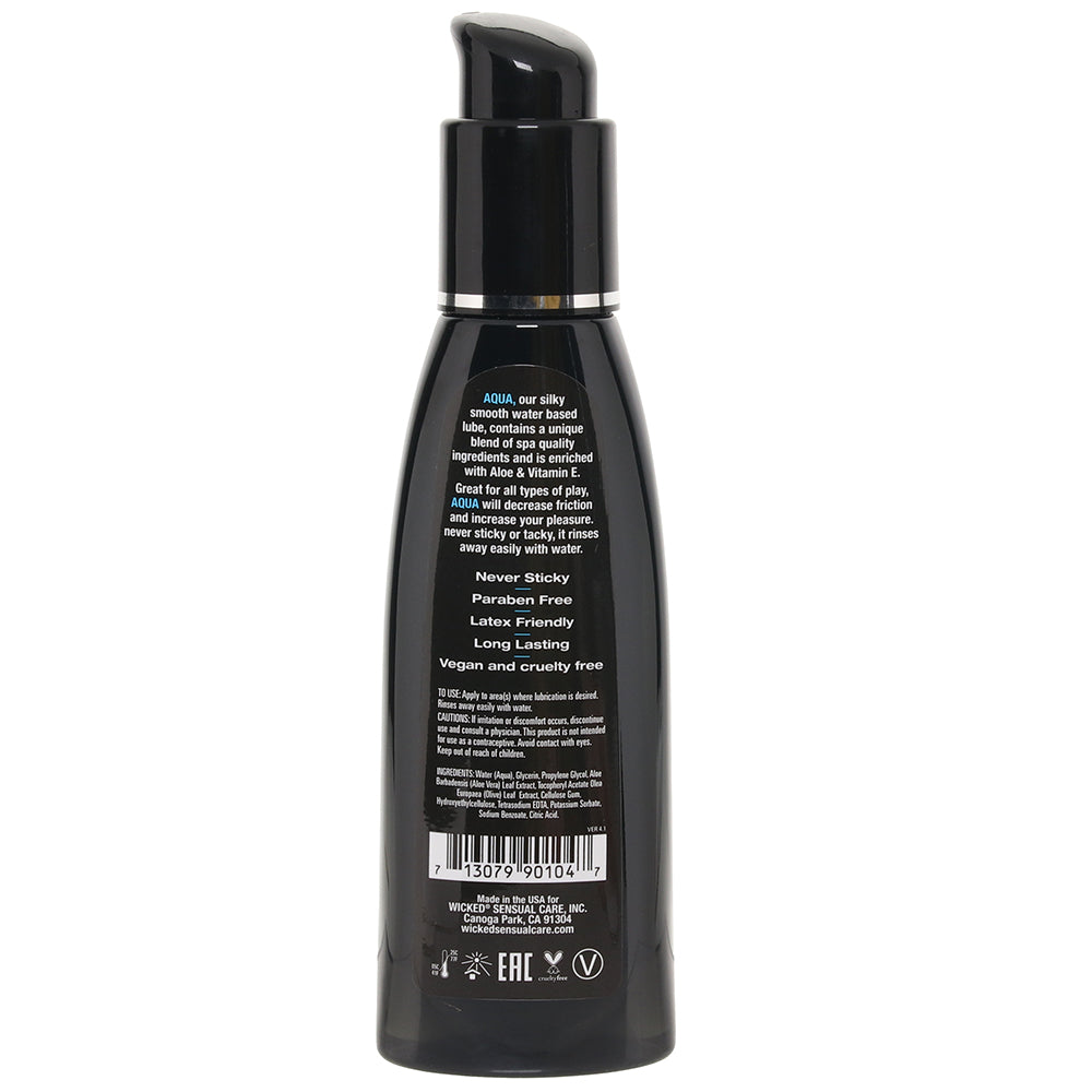Aqua Fragrance Free Water Based Lube 4oz/120ml Lubes and Lotions > Water Based Sex Lubes