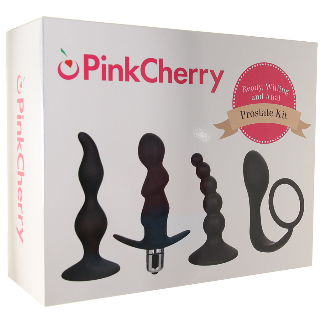 PinkCherry Ready, Willing and Anal Prostate Kit Anal Sex Toys > Prostate Massagers