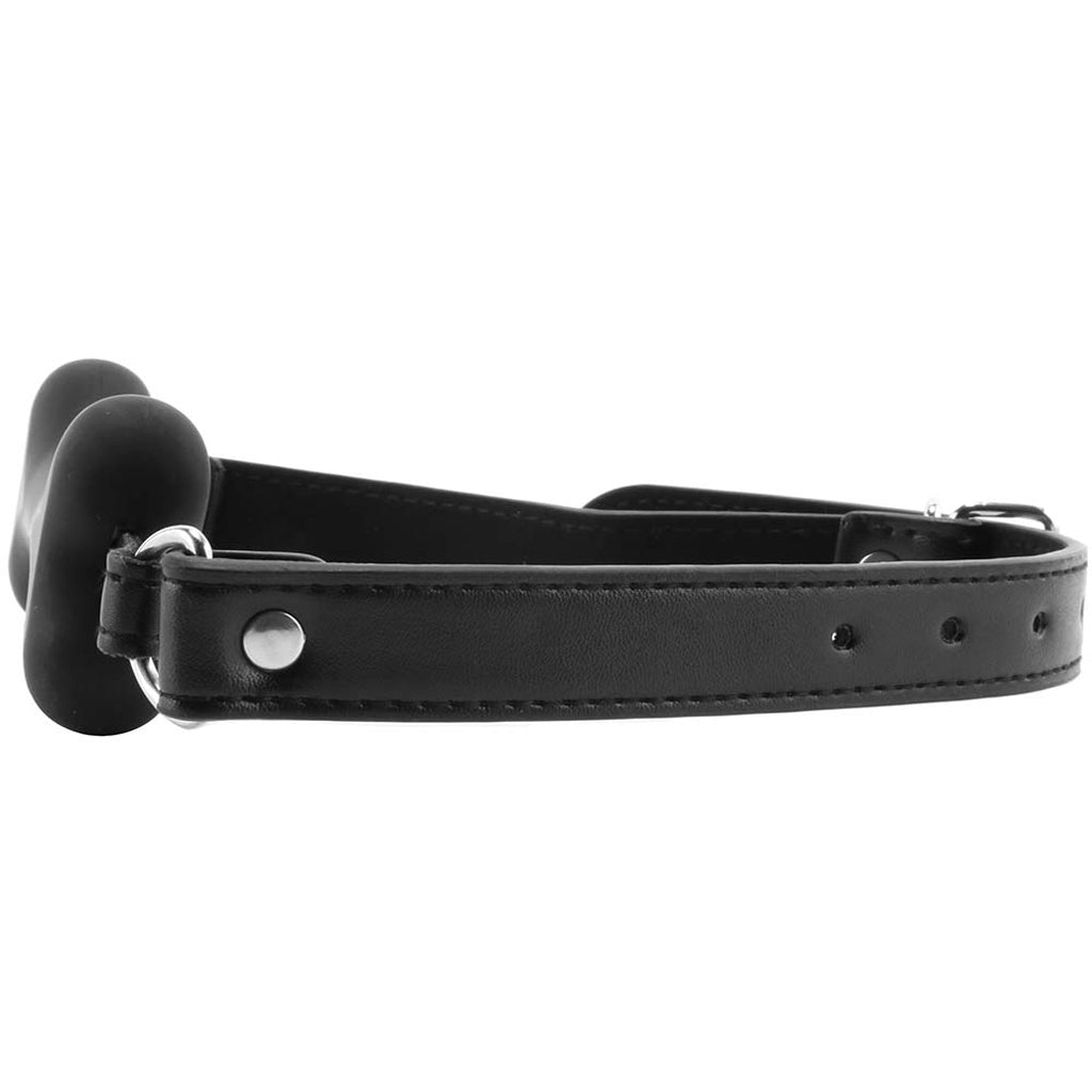 Ouch! Puppy Play Silicone Bone Gag Bondage and Fetish > Ball Gags & Mouth Restraints