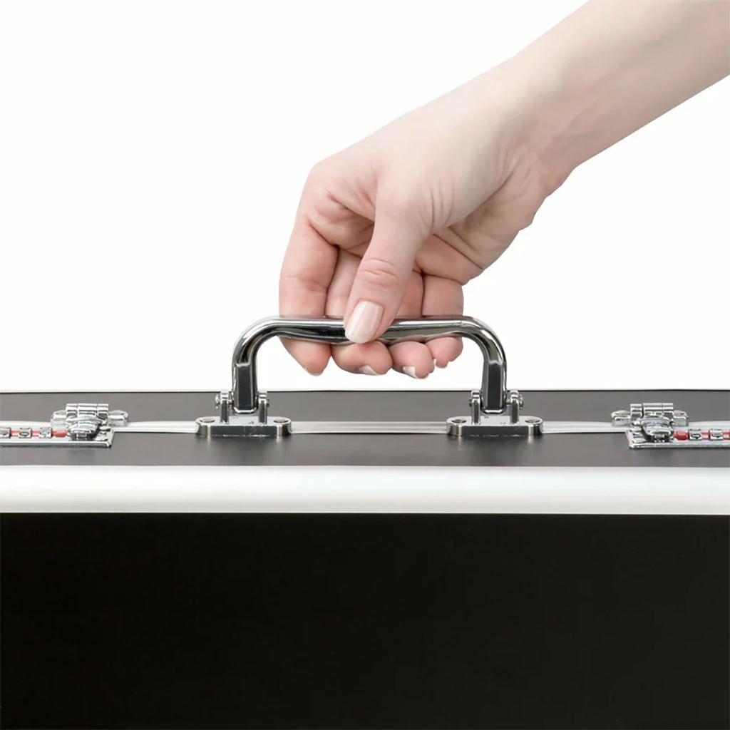 Simple and True Lockable Large Vibrator Case in Black Toy Storage