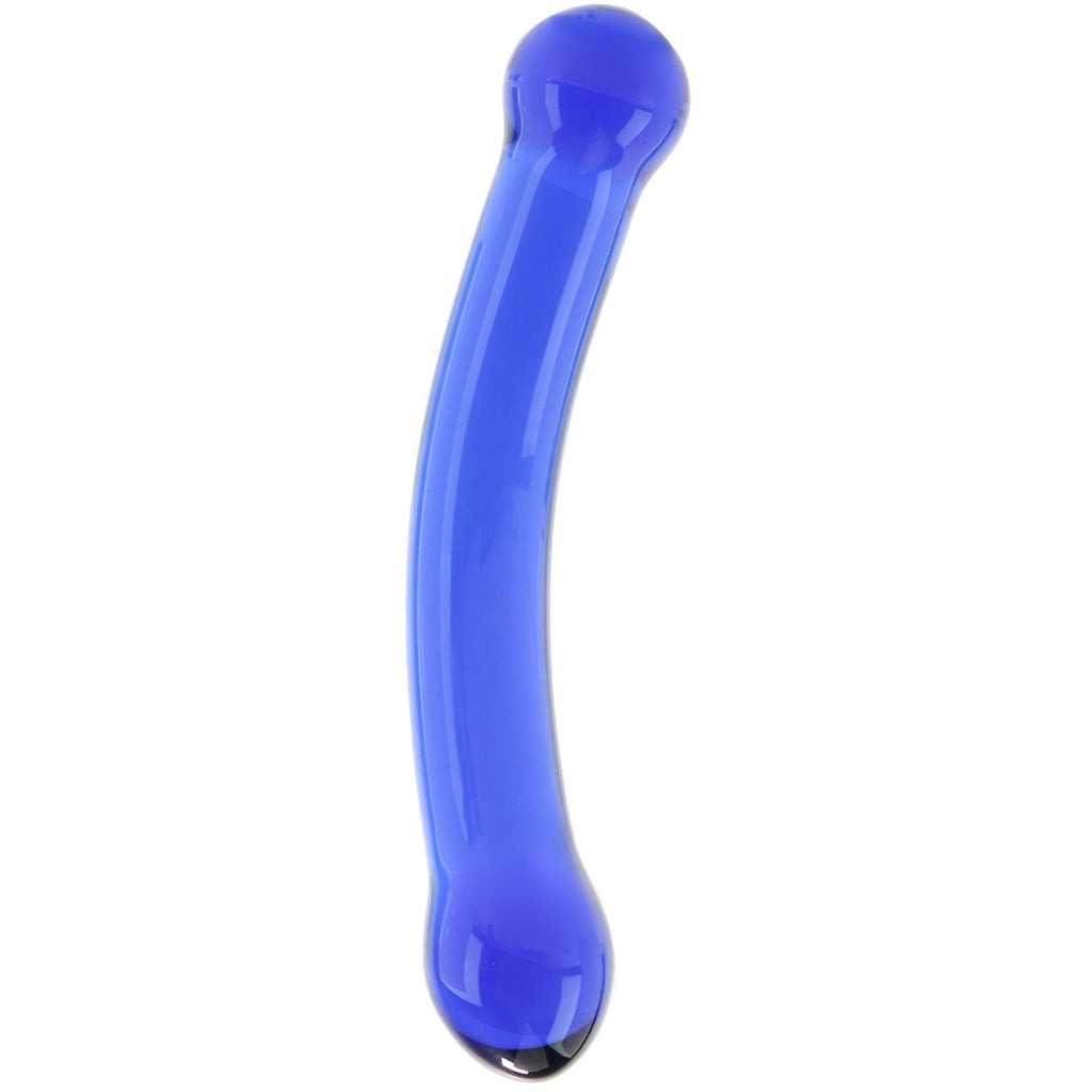 gläs 6 Inch Curved G-Spot Glass Dildo Dildo Sex Toys > Pyrex Glass Dildos