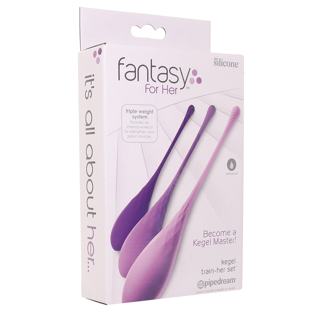 Fantasy For Her Kegel Train-Her Set in Purple Kegel, Ben Wa and Pelvic Health Tools