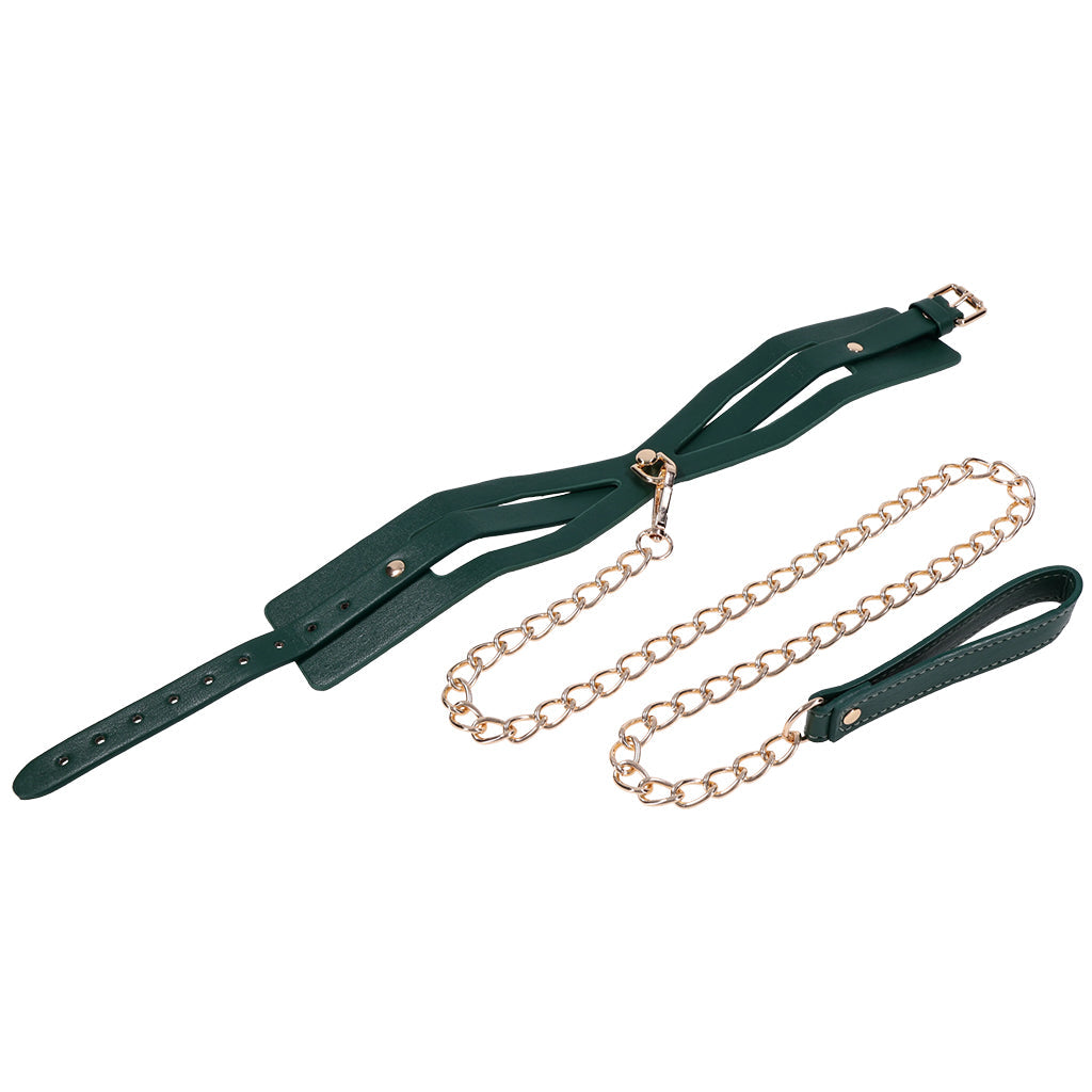Sex & Mischief Indica Cutout Collar and Leash Bondage and Fetish > Leashes and Collars