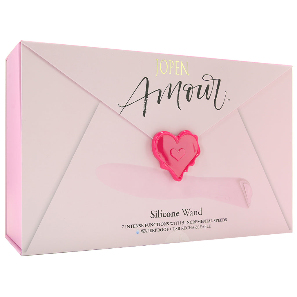 Amour Silicone Wand Vibe in Pink Vibrators > G-Spot Vibrators