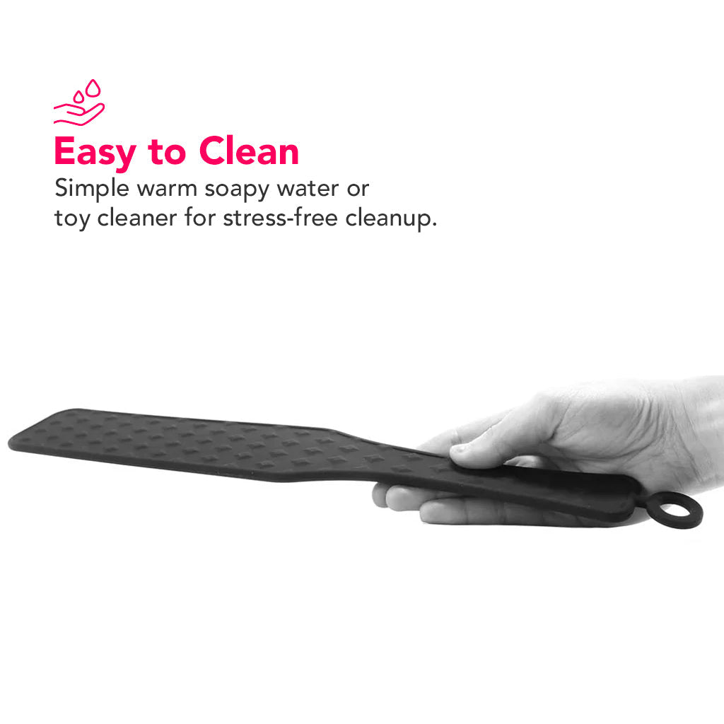 Ouch! Diamond Textured Silicone Paddle Bondage and Fetish > Whips and Crops