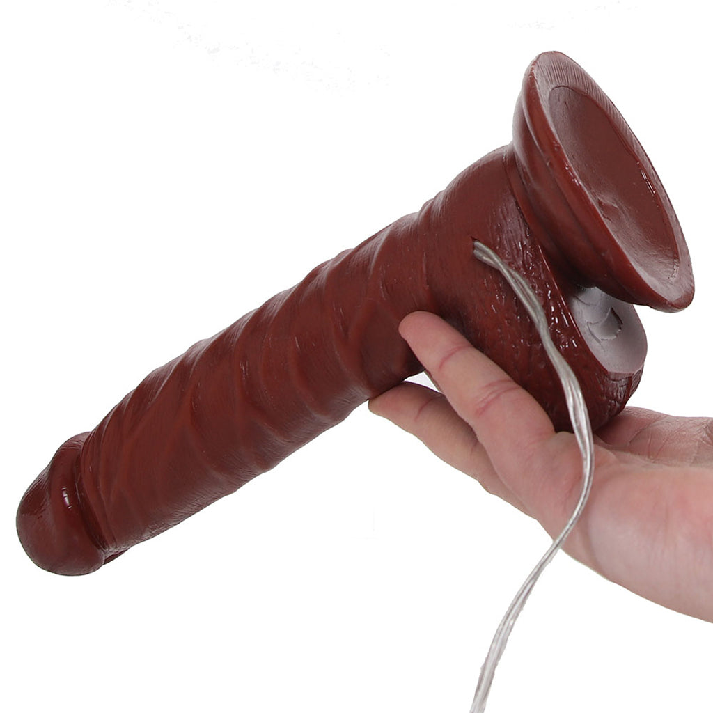 Mr. Just Right Elite Eight Vibe in Brown Vibrators > Realistic Vibrator Dildos