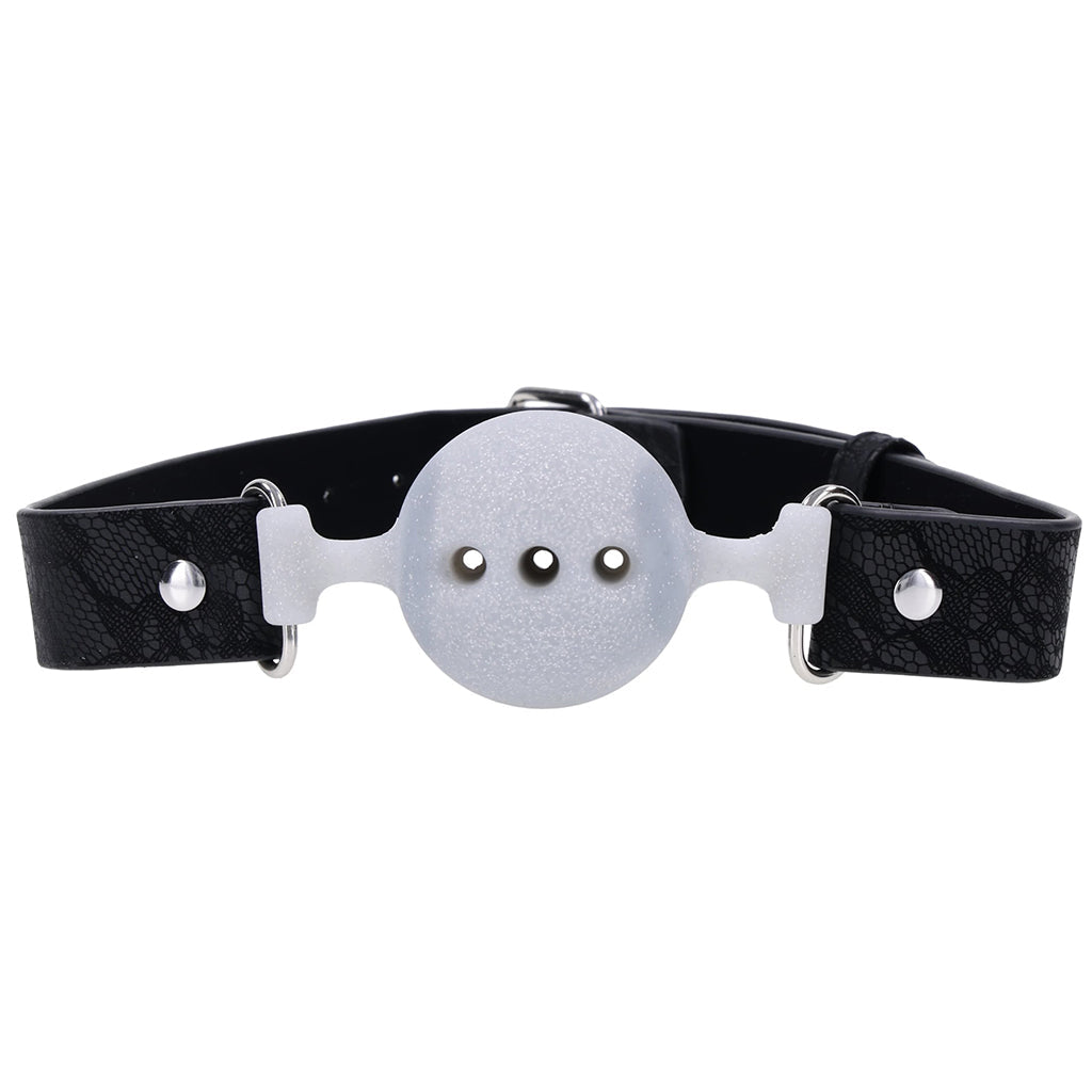 Sex & Mischief Lace Silicone Breathable Ball Gag Bondage and Fetish > Ball Gags & Mouth Restraints