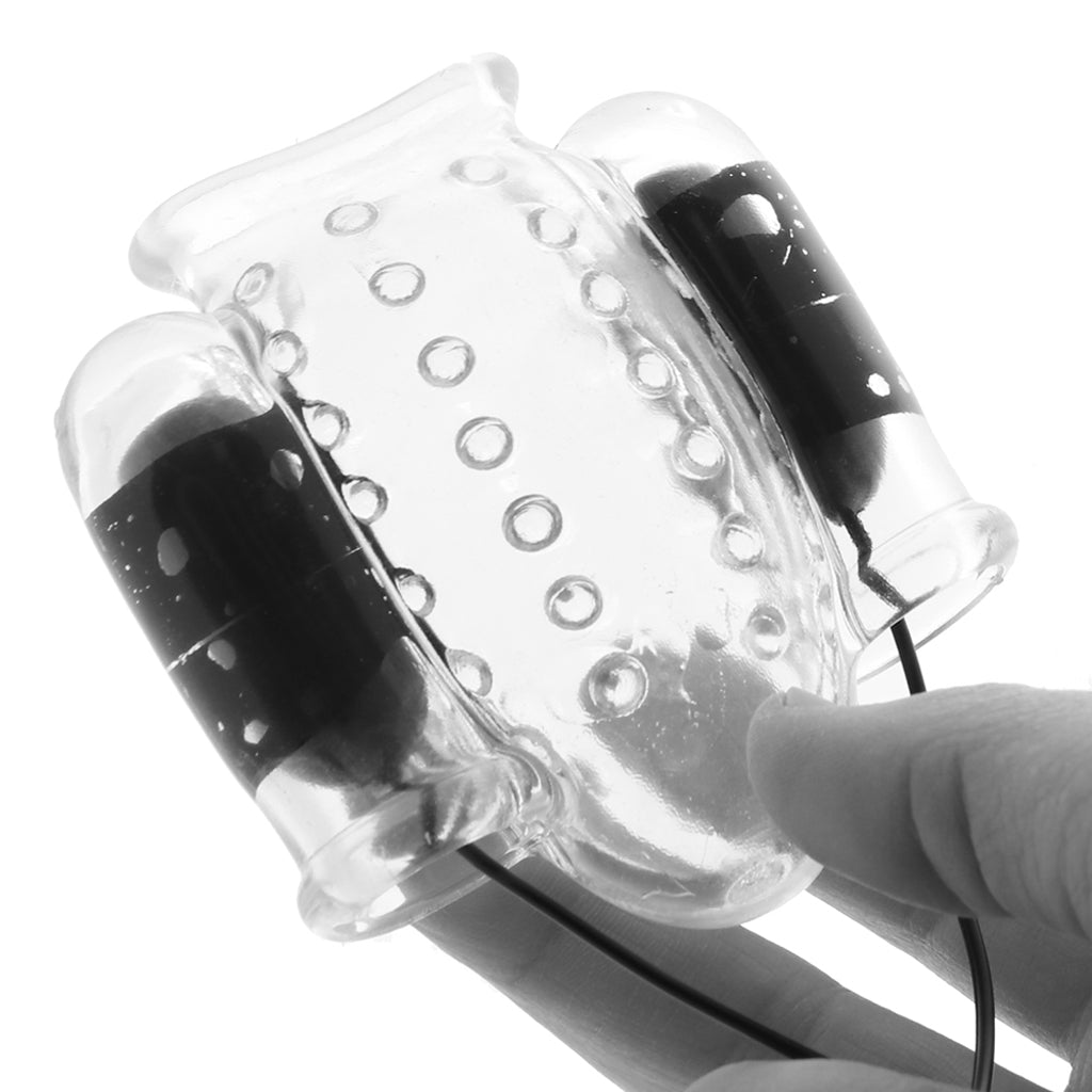 Trinity Vibes Deluxe Dual Head Teaser Male Masturbators > Vibrating