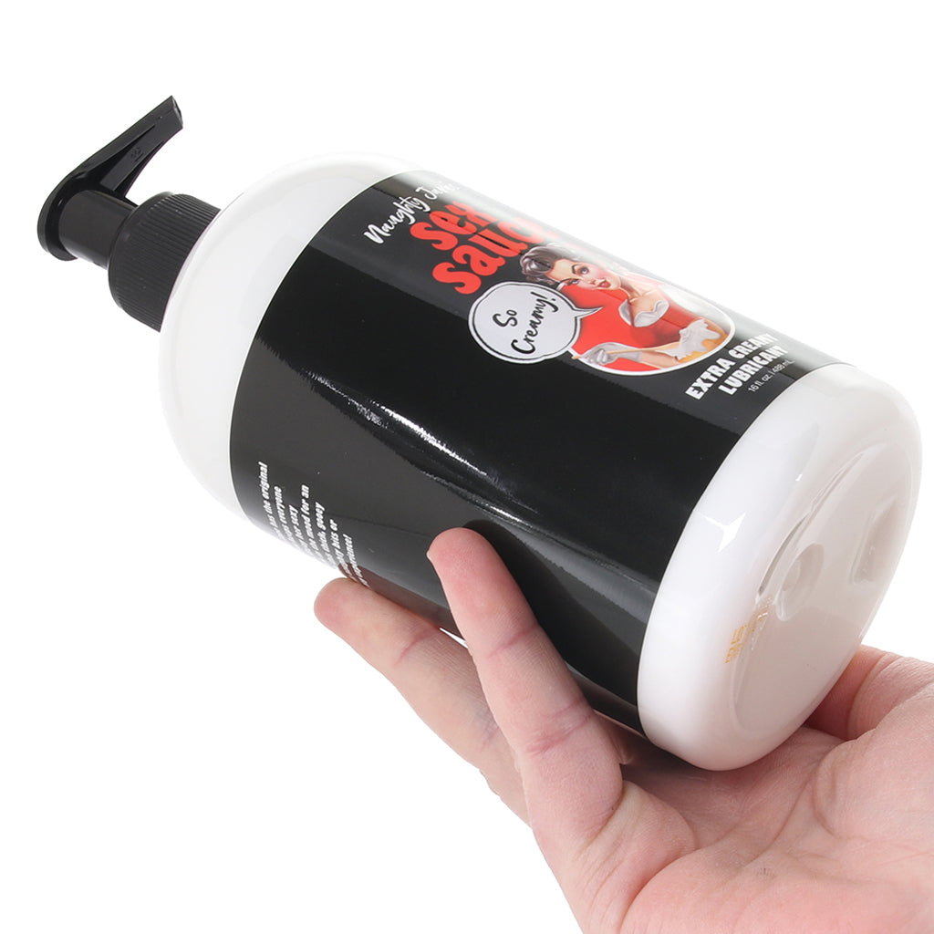 Naughty Jane's Sex Sauce Extra Creamy Lubricant in 16oz/488 Lubes and Lotions > Water Based Sex Lubes