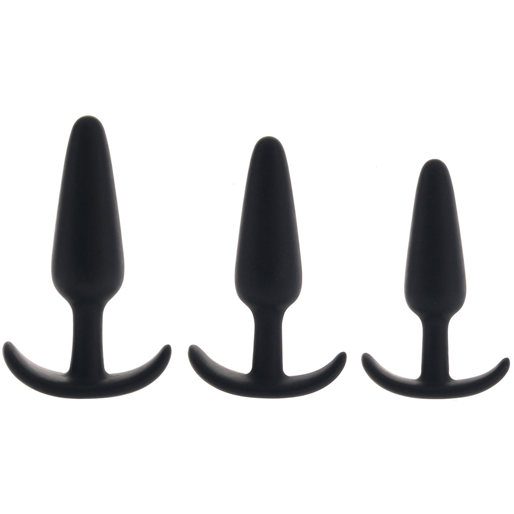 3 Piece Anal Trainer Set In A Bag Anal Sex Toys > Butt Plugs