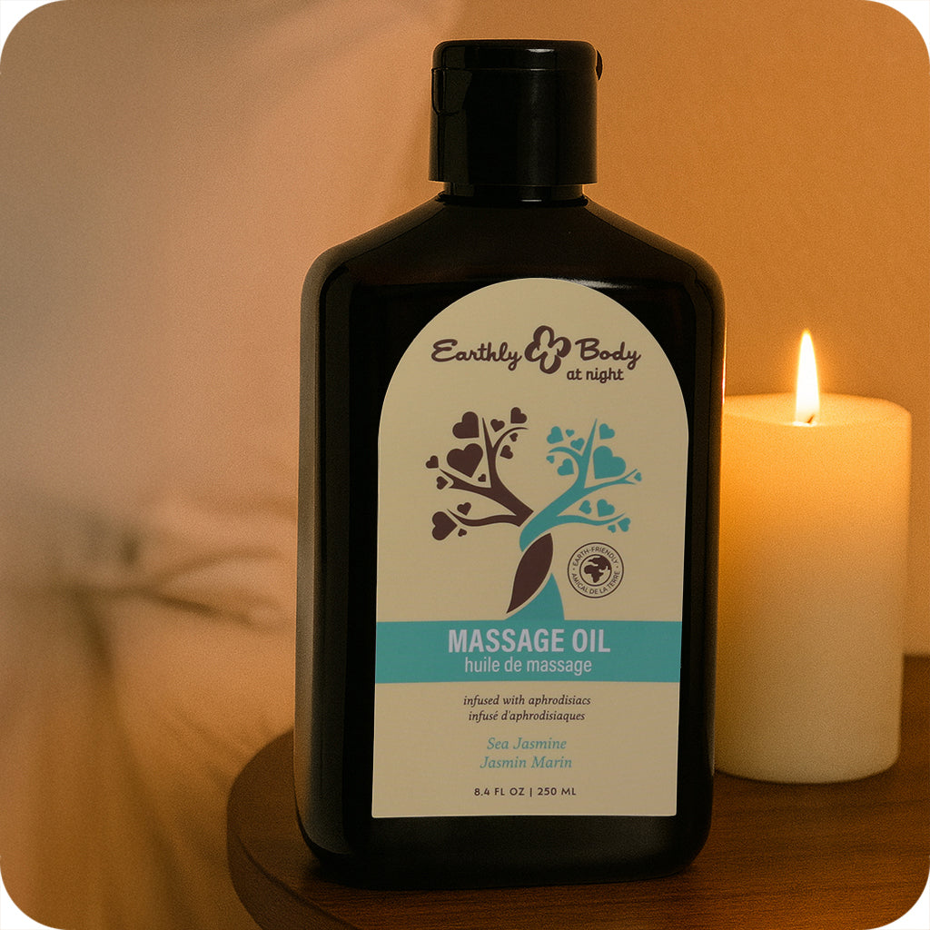 At Night Massage Oil 8.4oz/250ml in Sea Jasmine Lubes and Lotions > Erotic Massage Oils