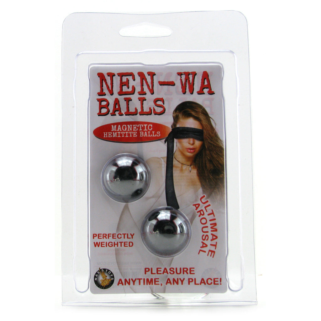 Nen-Wa Magnetic Hematite Balls in Black Kegel, Ben Wa and Pelvic Health Tools
