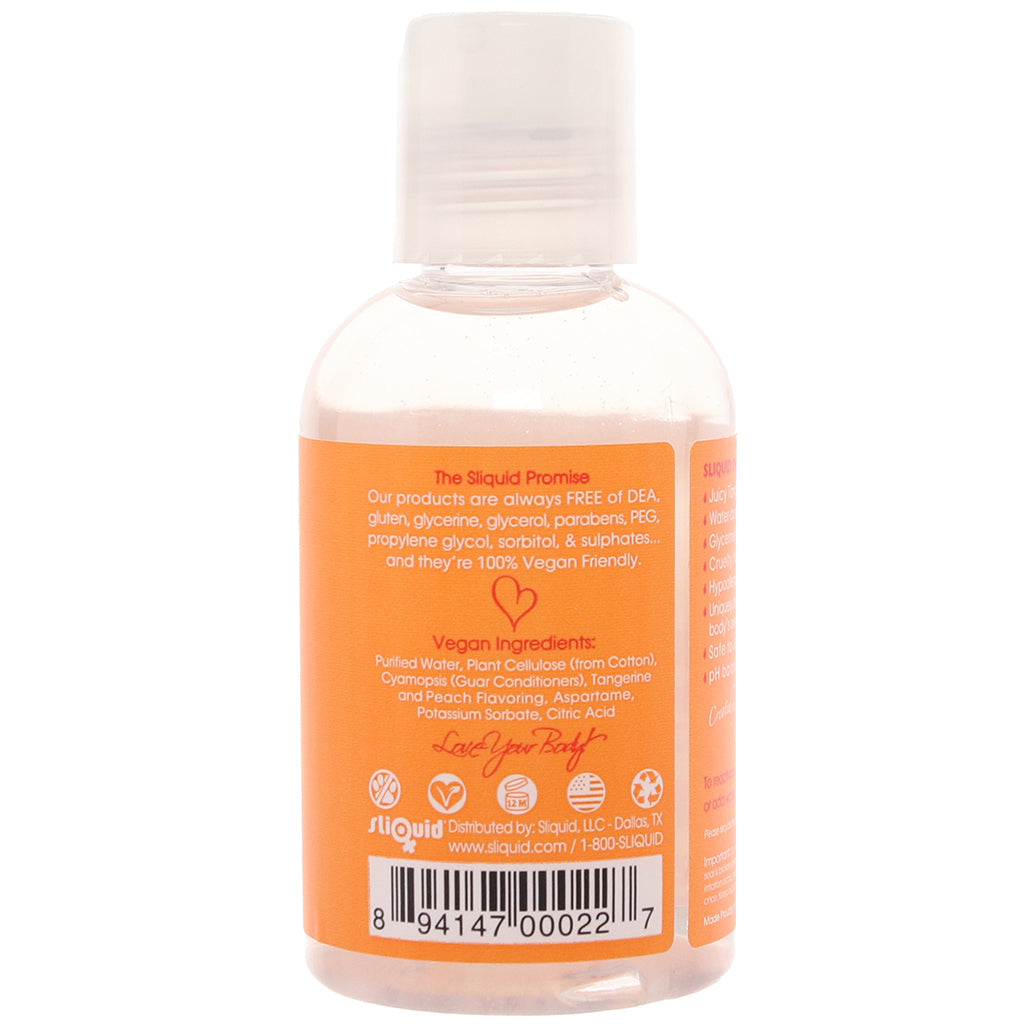 Swirl Flavored Lube 4.2oz/125ml in Tangerine Peach Lubes and Lotions > Flavored Sex Lubes