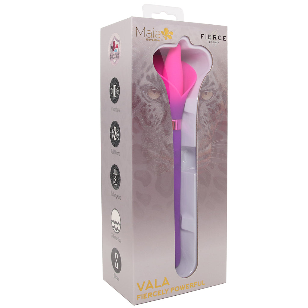 Vala Fiercely Powerful Silicone Flower Vibe in Purple Vibrators > Clitoral Stimulators