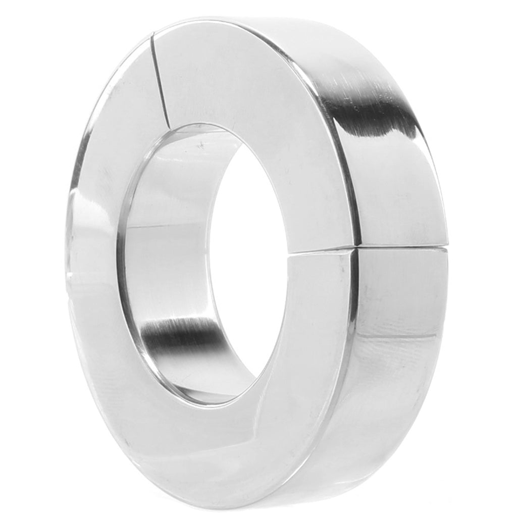 Stainless Steel Magnetic Ball Stretcher Bondage and Fetish > Cock and Ball Devices