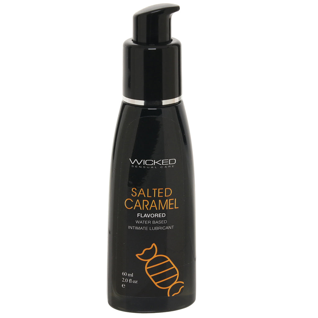 Aqua Flavored Lube 2oz/60ml in Salted Caramel Lubes and Lotions > Flavored Sex Lubes
