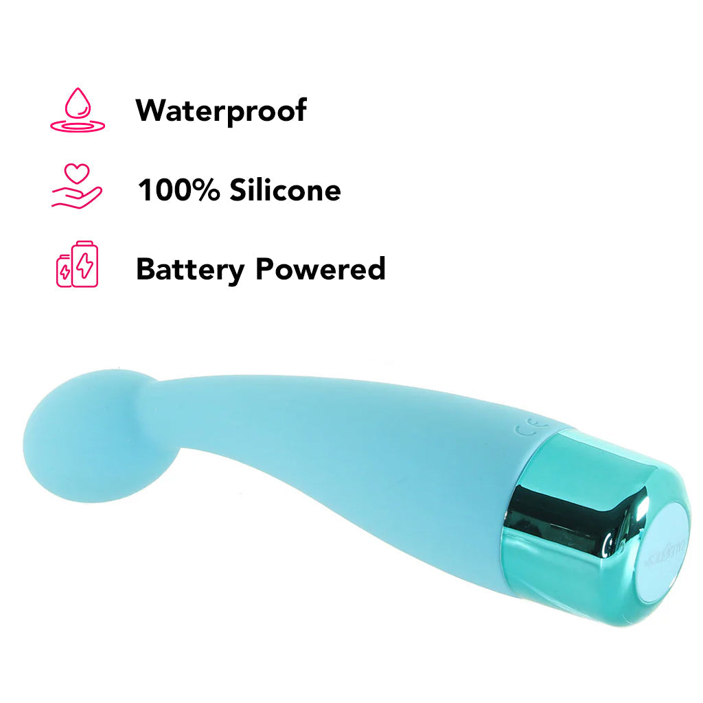 Eden Silicone Tulip Vibe in Teal Vibrators > G-Spot Vibrators