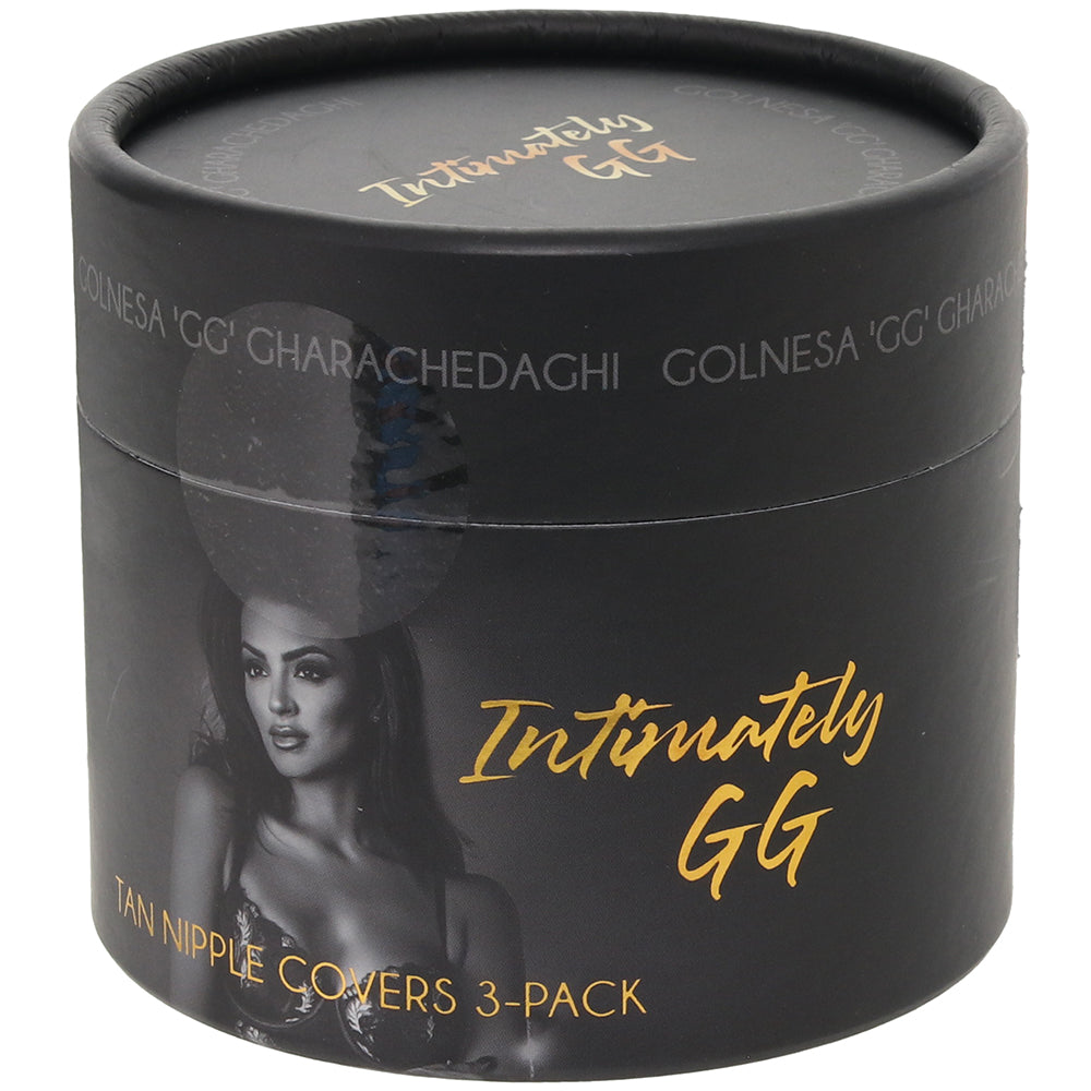 Intimately GG 3 Pack Nipple Covers in Tan Bondage and Fetish > Tools & Accessories