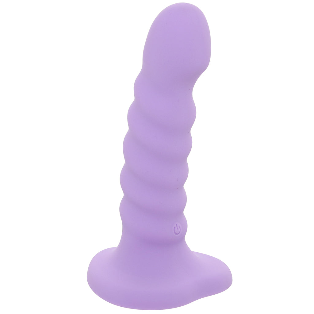 Colours 5 Inch Ribbed Remote Vibe in Purple Vibrators > G-Spot Vibrators