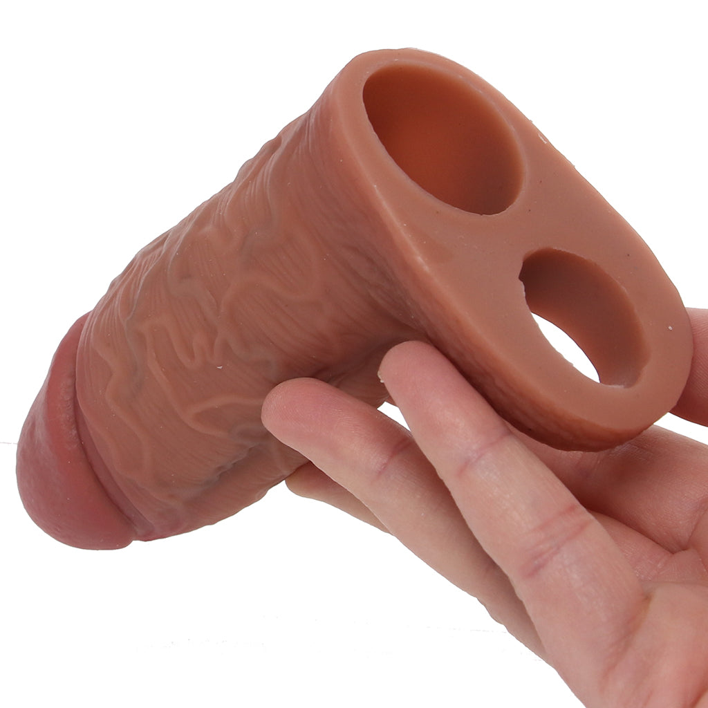 Jock Realistic Thick Silicone Enhancer with Ball Strap in T Male Enhancement > Extenders and Sleeves