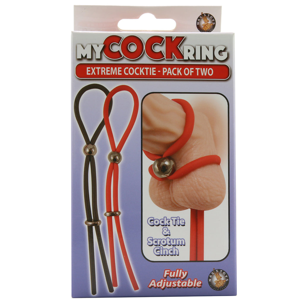 My Cock Ring Extreme Cock Tie in 2 pack Cock Rings