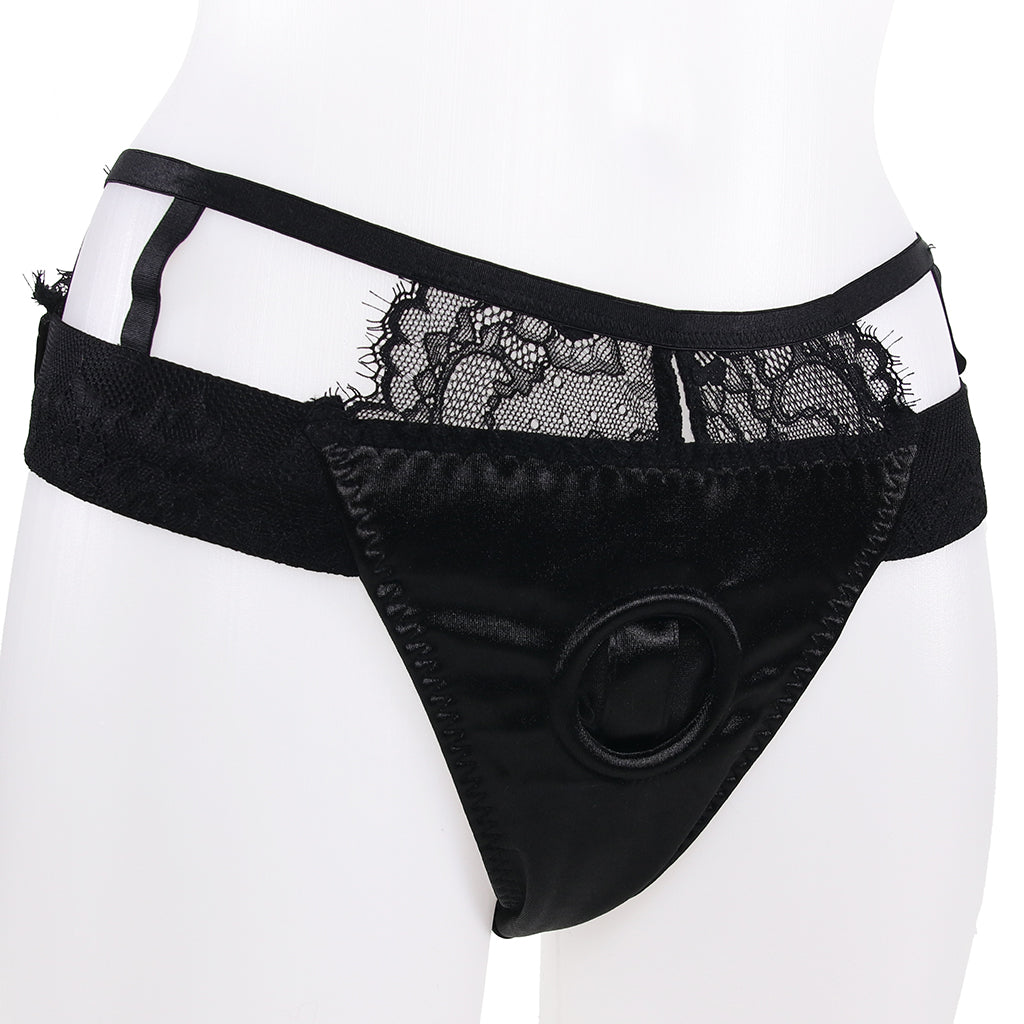 Bedroom Bliss Belle Panty Harness & Garter in Small Dildo Sex Toys > Strap-On and Harnesses