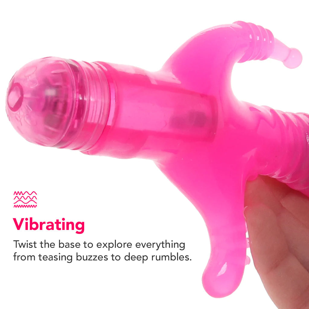 Triple Tease Vibe in Pink Vibrators > Rabbit Vibrators