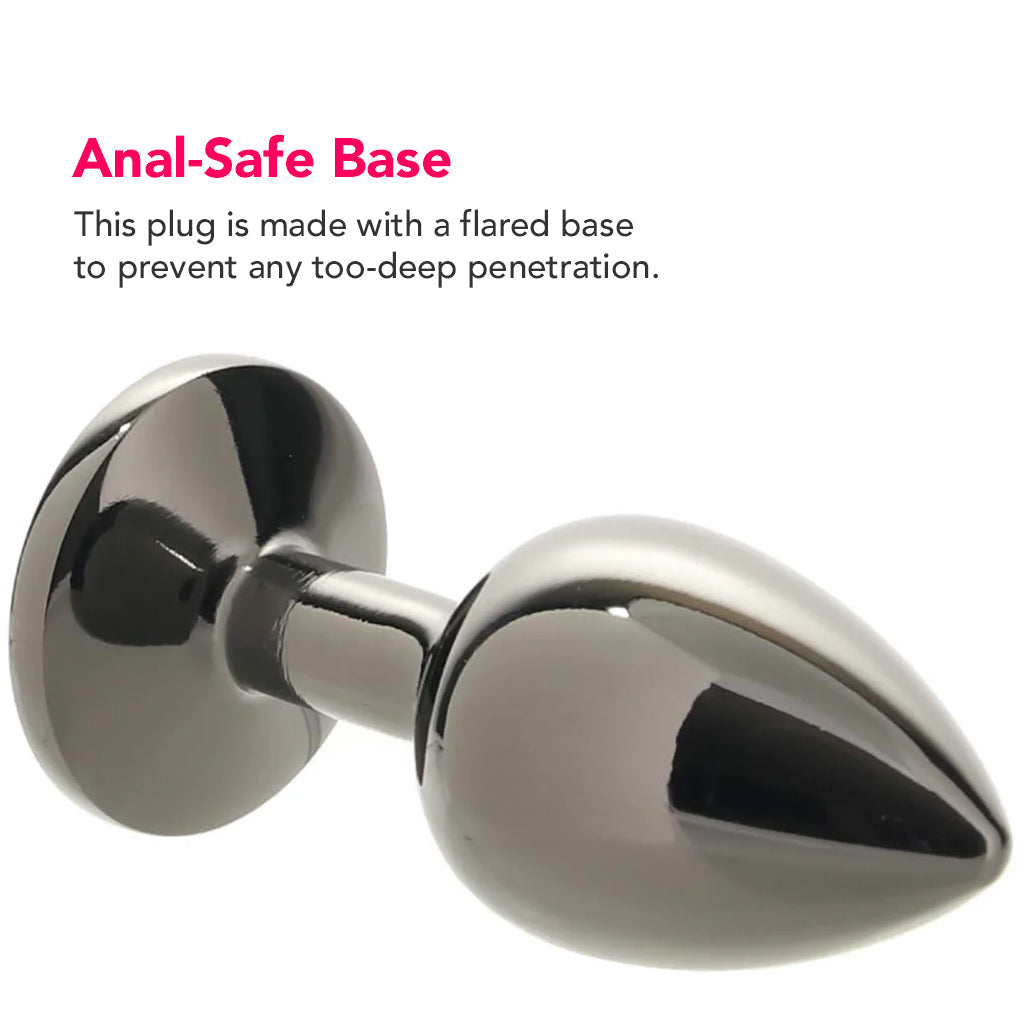 Black Gem Anal Plug in Small Anal Sex Toys > Butt Plugs