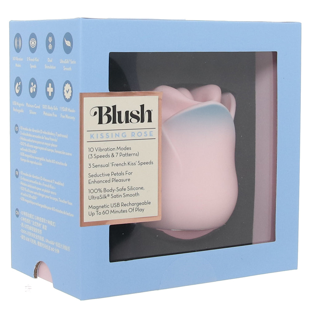 Blush Kissing Rose Vibe Vibrators > Clitoral Stimulators
