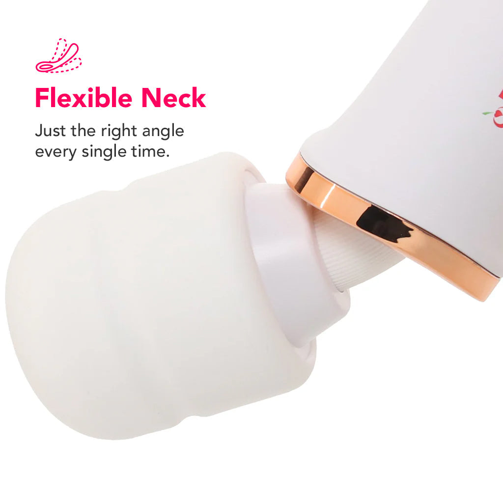 PinkCherry Rechargeable Wand in White Vibrators > Wands