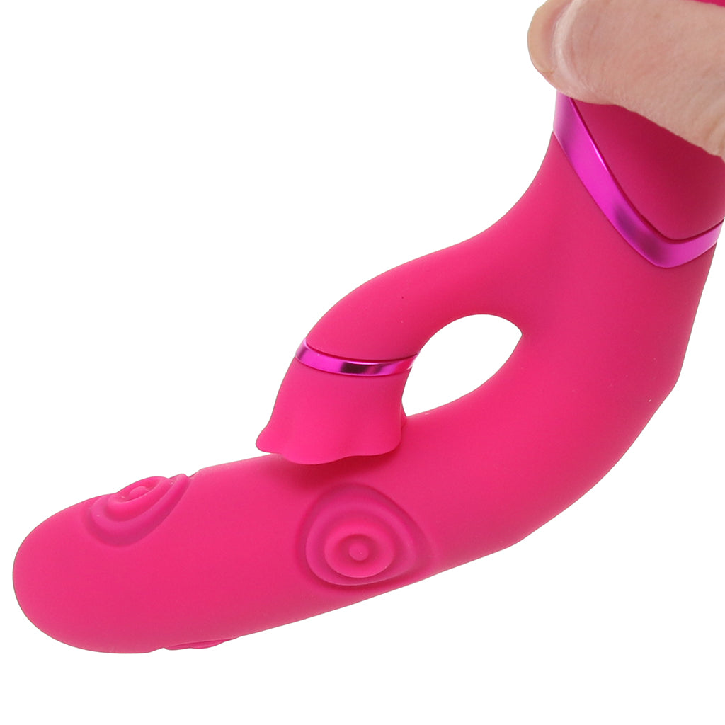 Dolce Vive Fiore Air Wave Tapping Rabbit Vibe Vibrators > Rabbit Vibrators