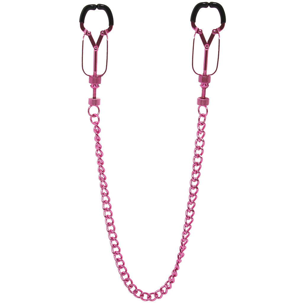 Ouch! Helix Nipple Clamps in Pink Bondage and Fetish > Nipple Stimulators & Clamps