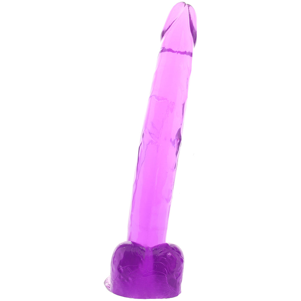 Size Queen 12 Inch Jelly Dildo in Purple Dildo Sex Toys > Realistic Dildos