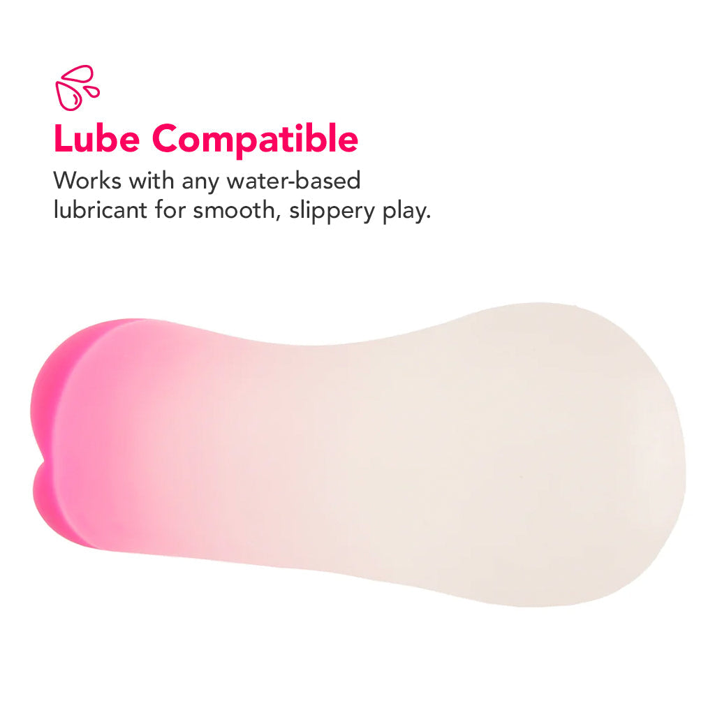 The Gripper Deep Ass Grip Stroker in Hot Pink Male Masturbators > Pocket Strokers
